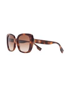 Burberry Eyewear Zonnebril met vierkant montuur - Bruin