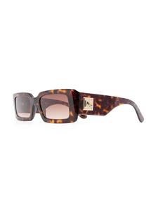 Dolce & Gabbana Eyewear Zonnebril met schildpadschild design - Bruin