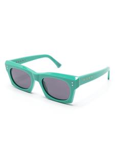 Marni Eyewear Zonnebril met ovaal montuur - Groen