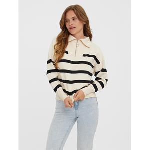 Vero Moda Trui  VMSABA STRIPE LS HIGHNECK BLOUSE GA NOOS