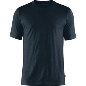 Fjällräven - Abisko Wool S/S - T-shirt, blauw