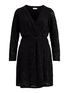 Vila Vibeaut lace v-neck l/s dress/su