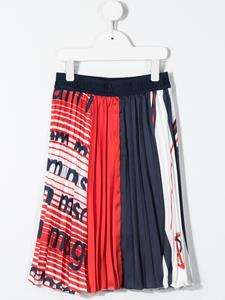 msgmkids MSGM Kids Satijnen plooirok - Blauw