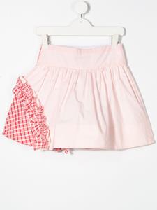 Simonetta Flared mini-rok - Roze