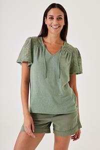 Garcia Spitzenshirt