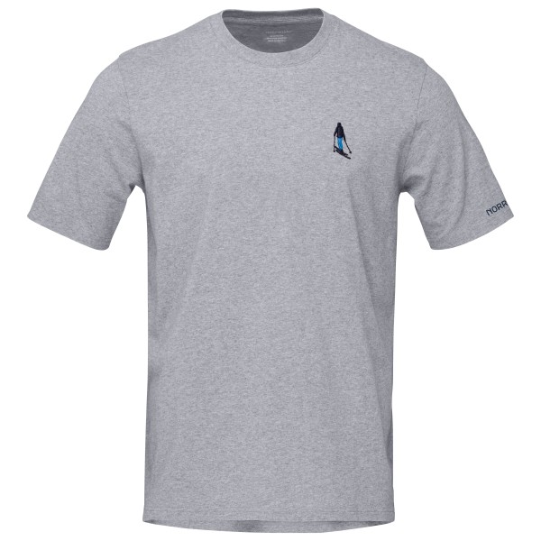 Norrøna  /29 Cotton Activity Embroidery - T-shirt, grijs