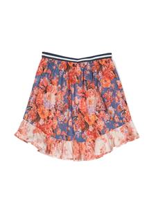 zimmermannkids ZIMMERMANN Kids T-shirt met bloemenprint - Roze