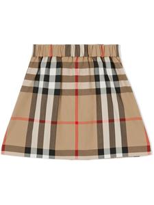 burberrykids Burberry Kids Vintage Check plooirok - Beige