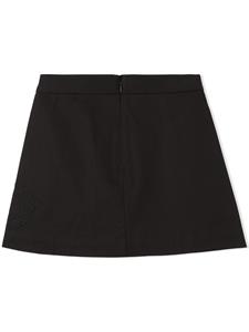 burberrykids Burberry Kids Rok met geborduurd logo - Zwart