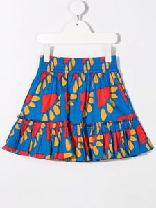 stellamccartneykids Stella McCartney Kids Mini-rok met print - Blauw
