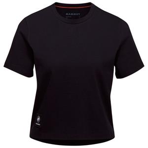 Mammut  Women's Massone T-Shirt Cropped Patch, zwart