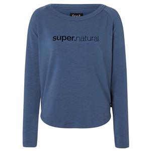 Super.Natural  Women's Everyday Crew - Longsleeve, blauw