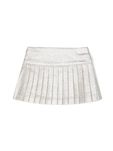 versacekids Versace Kids Tweed plooirok - Zilver