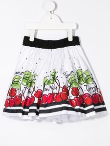 Monnalisa Rok met print - Wit