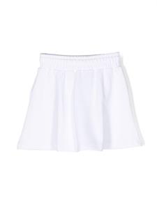moschinokids Moschino Kids Rok met teddybeerprint - Wit