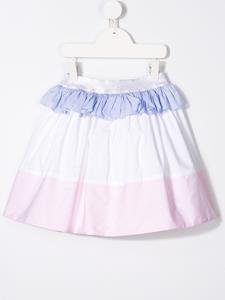Simonetta Rok met ruches - Wit