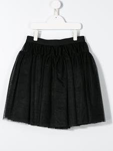dolce&gabbanakids Dolce & Gabbana Kids Mini-rok met ruche - Zwart