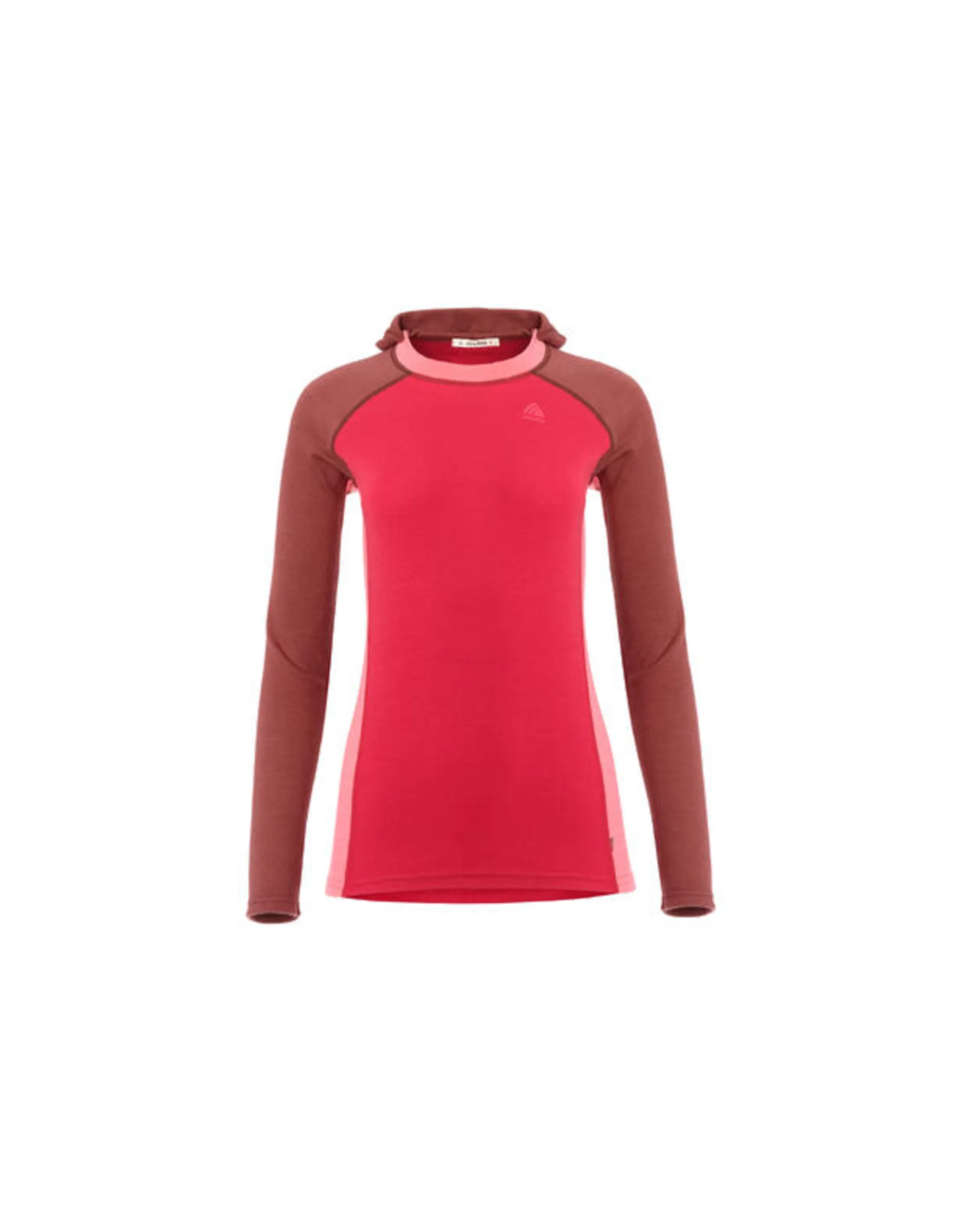 Aclima  Women's Warmwool Hoodsweater V2 - Merinohoodie, rood