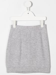 brunellocucinellikids Brunello Cucinelli Kids Rok met trekkoord - Grijs