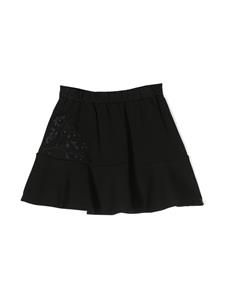 chloékids Chloé Kids Mini-rok met geborduurd logo - Zwart