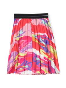 msgmkids MSGM Kids Plooirok met logoband - Roze