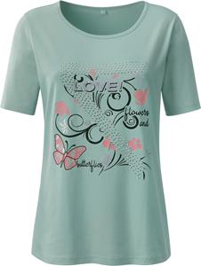 Your Look... for less! Dames T-shirt kalkmint Größe