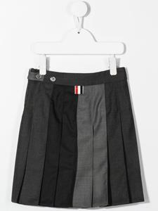 thombrownekids Thom Browne Kids Plooirok met colourblocking - Grijs