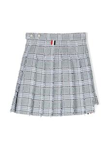 thombrownekids Thom Browne Kids Tweed plooirok - Grijs