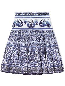 dolce&gabbanakids Dolce & Gabbana Kids Rok met print - Blauw