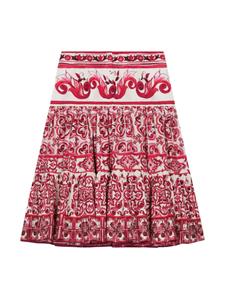dolce&gabbanakids Dolce & Gabbana Kids Rok met print - Wit