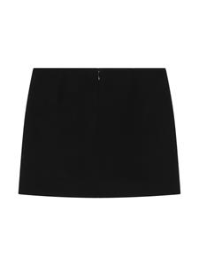 dolce&gabbanakids Dolce & Gabbana Kids Mini-rok met A-lijn - Zwart