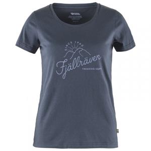 Fjällräven  Women's Sunrise - T-shirt, blauw