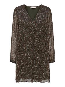 Only Female Jurken Onlriley L/s V-neck Button Dress Ex Ptm