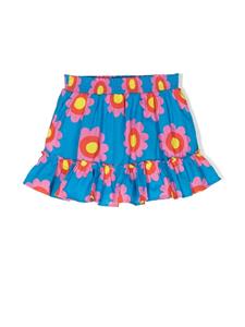 stellamccartneykids Stella McCartney Kids Rok met bloemenprint - Blauw