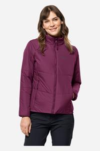 Jack Wolfskin Bergland Gevoerde Dames Jas Pruimpaars