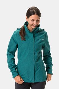 Vaude Rosemoor II Hardshell Dames Donkergroen