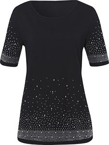Your Look... for less! Dames Shirt met korte mouwen zwart Größe