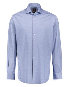 Eagle&Brown  Casual Jersey Overhemd met Print Blauw - M - Heren
