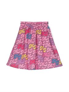 marcjacobskids Marc Jacobs Kids Plooirok met monogramprint - Roze