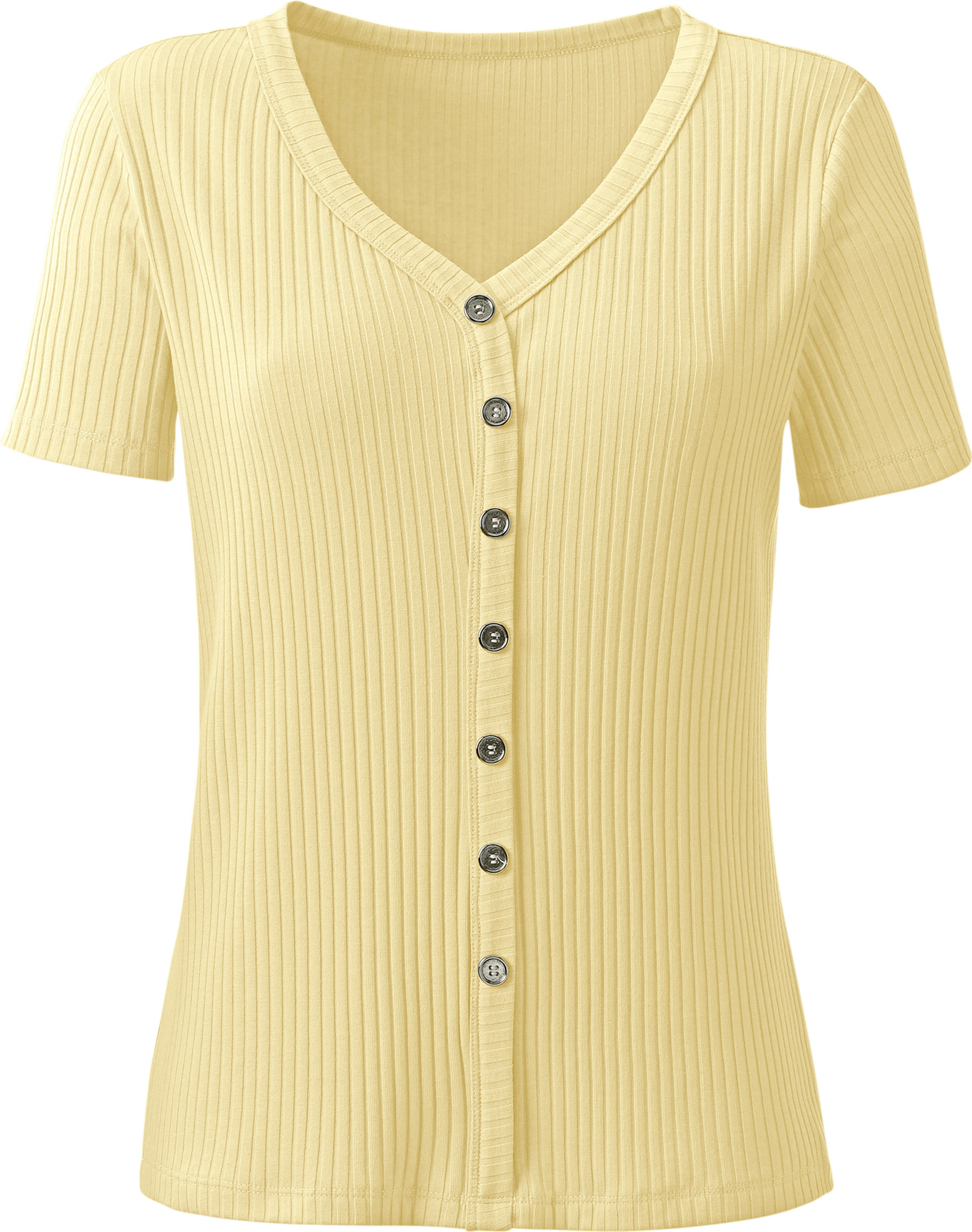 Your Look... for less! Dames Shirt met korte mouwen citroen Größe