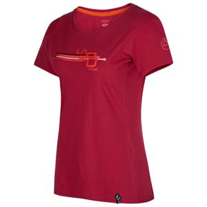 La sportiva  Women's Stripe Cube T-Shirt - T-shirt, rood
