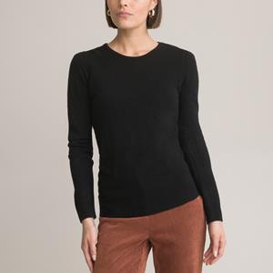 ANNE WEYBURN Trui met ronde hals in fijn tricot, zachte touch