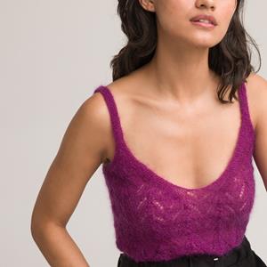 LA REDOUTE COLLECTIONS Hemdje, in pointelle tricot, made in Europe
