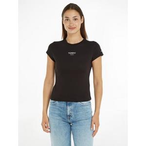 Tommy Jeans T-Shirt "TJW BBY ESSENTIAL LOGO 1 SS", mit Tommy Jeans Logo