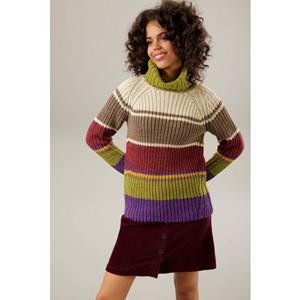 Aniston CASUAL Strickpullover, im farbharmonischem Streifen-Dessin - NEUE KOLLEKTION