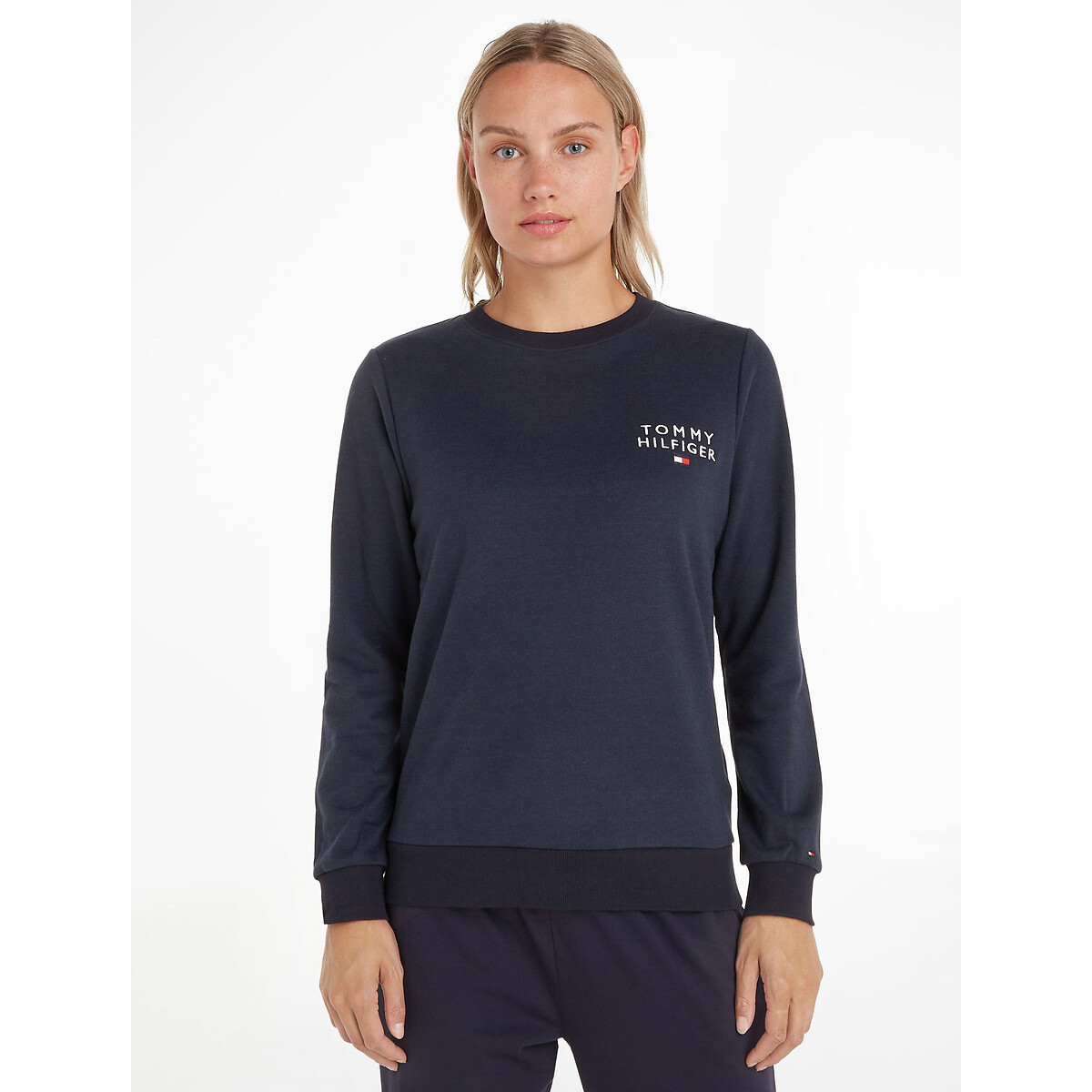 Trui met ronde hals TRACK TOP met tommy hilfiger merklabel