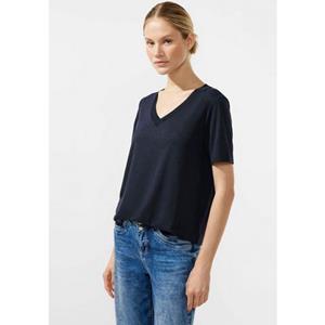 STREET ONE T-Shirt, im hüftlangen Schnitt