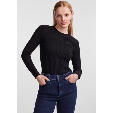 pieces Trui met ronde hals PCCRISTA LS O-NECK KNIT NOOS BC