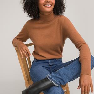 LA REDOUTE COLLECTIONS Trui met rolkraag in fijn tricot, kasjmier