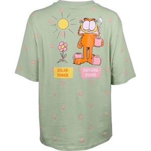 Capelli New York T-Shirt, mit Garfield Rückendruck Solar Power vs. Caffeine ower